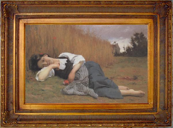 Adolphe William Bouguereau Rest in Harvest (mk26)